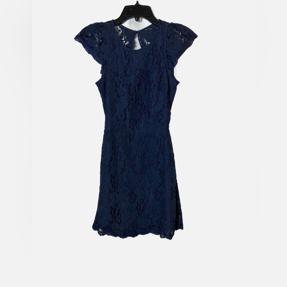 Gypsy & Gold Blue Lace Dress